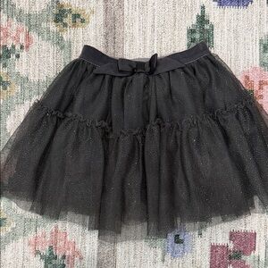 H&M Black Sparkle Tulle Skirt